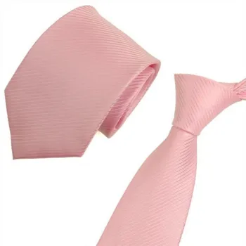 

Business Leisure New 8cm Tie Fashion Career Yarn Dyed Jacquard Men's Ties Rayon Silm Necktie Striped Neckties Wedding Party