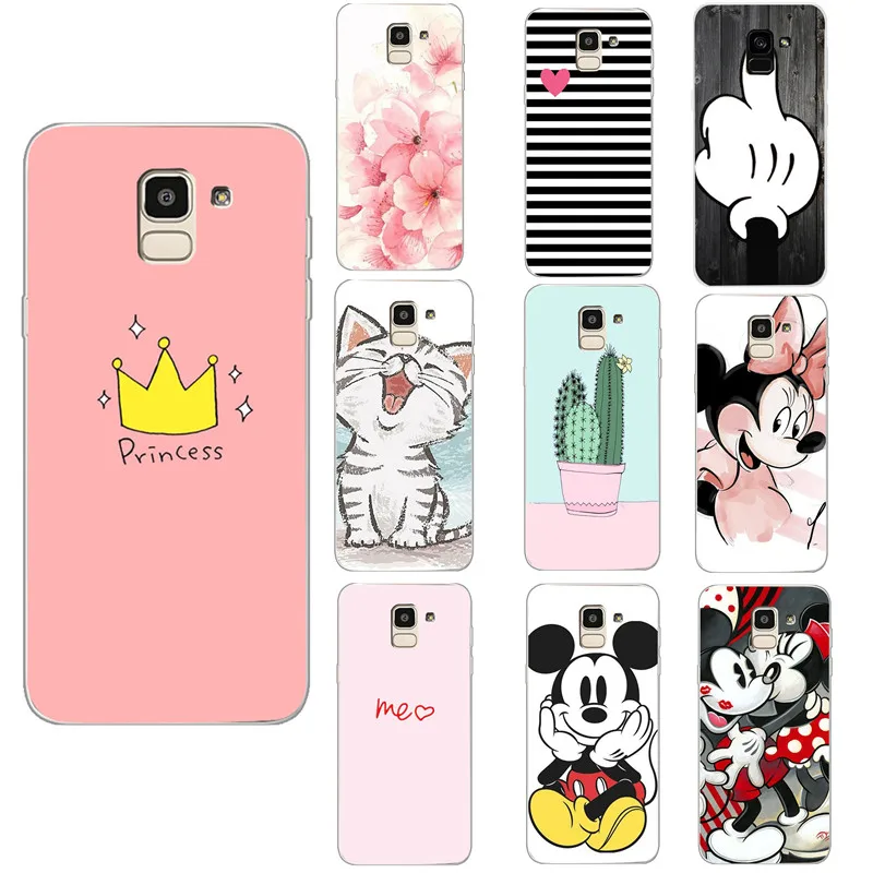 For Samsung Galaxy A8 2018 A530 Case Plus A730F Silicone Phone Back Cover S9 S8 Note 9 Hoesje |