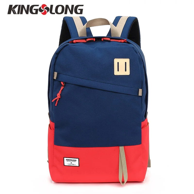 

KINGSLONG Lightweight Travel Backpack Fashion Leisure Backpack for 15.6" Laptop Men Women Rucksacks for Teens KLB1340R-5