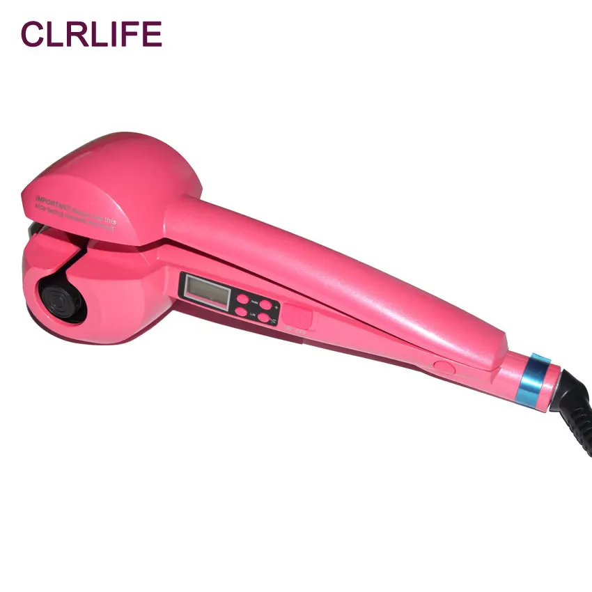

CLRLIFE LCD Screen Automatic Hair Curler Heating Hair Styling Tools Magic Curls Fast Curling Iron Hair Styler Ceramic Wave Stick