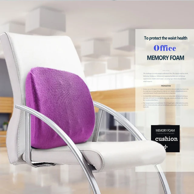 New Memory Foam Back Cushions Office Chair Lumbar Support New Memory Foam Back Cushions Office Chair Lumbar Support Cushion Seat Pillows Neck Travel Car