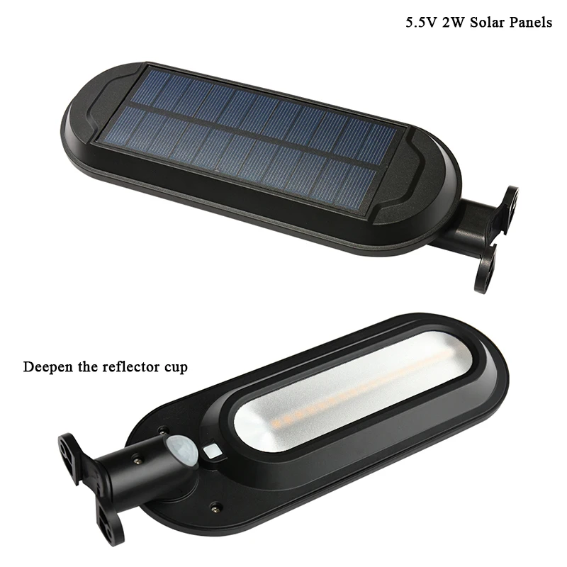 Светильник с датчиком движения на солнечной батарее декоративный настенный