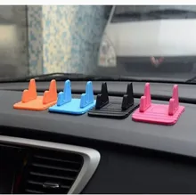 Soft Silicone Mobile Phone Holder Car Dashboard GPS Anti Slip Mat Desktop Stand Bracket for iPhone 5s 6 7 Samsung Tablet