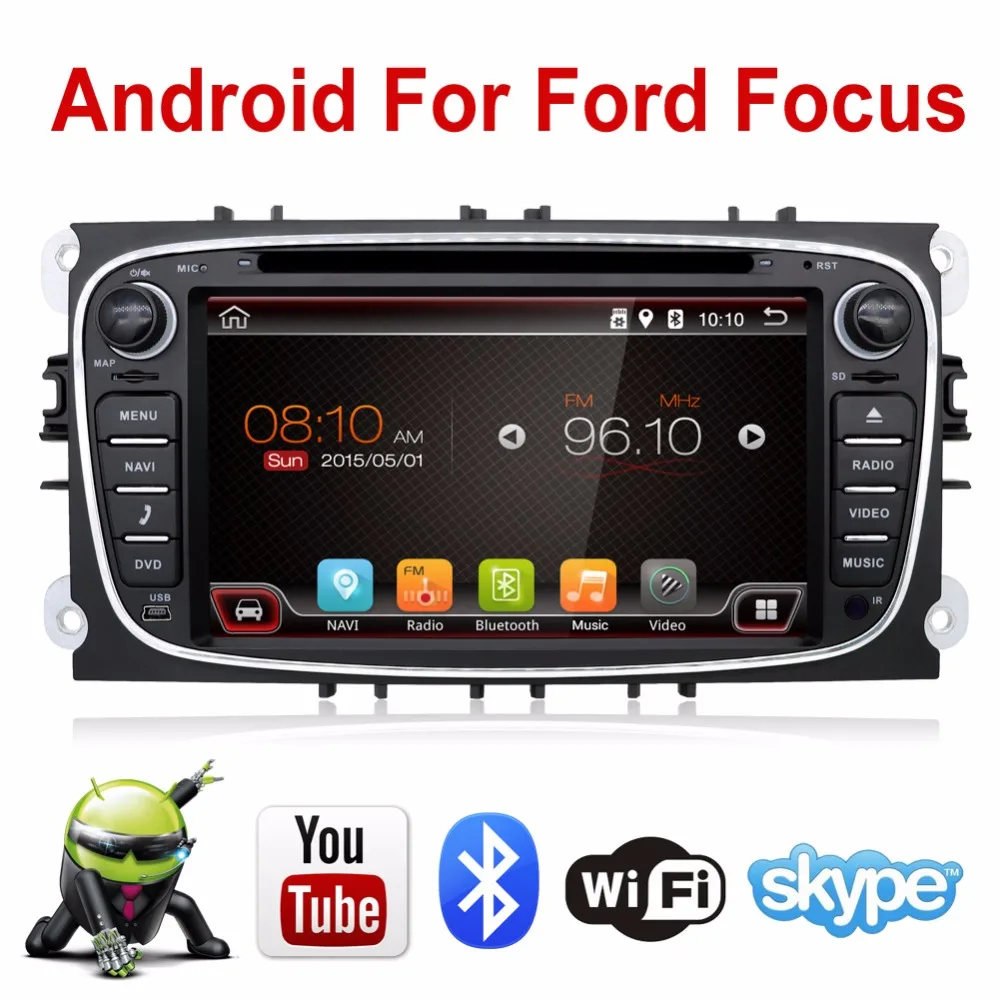 In Dash Android 6 0 For ford focus 2 mondeo 2 Din font b Car b