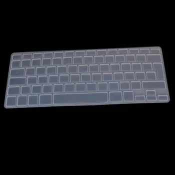 

Transparent clear Silicone Keyboard Cover sticker (10pcs) for English French Spanish German UK/EU MacBook Pro air 13" 15" 17"