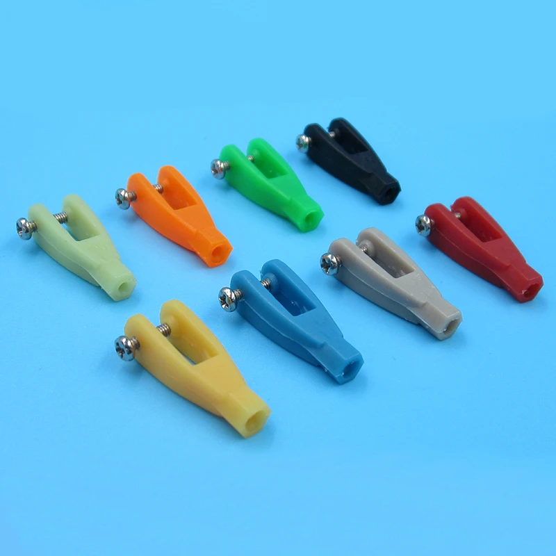 

20PC M2 M2.5 M2.8 Clevis Chuck/Rod Clamp Nylon Horn Clevis Chucks Linkage Rod Positioning Clips for DIY RC Boats Spare Parts