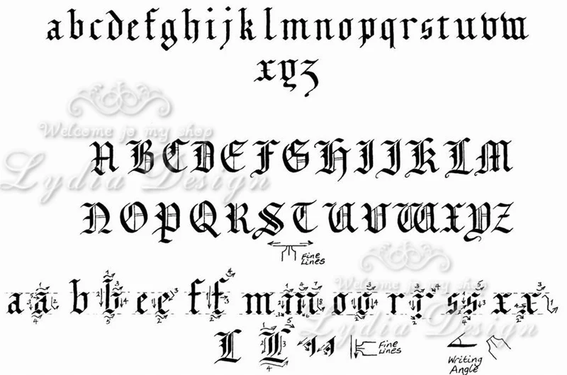 Peças para um Nib para Dip 7 Lote da Série c Script Inglês Caligrafia Caneta Nibs Góticas 13 China dip pen nibs Suppliers
