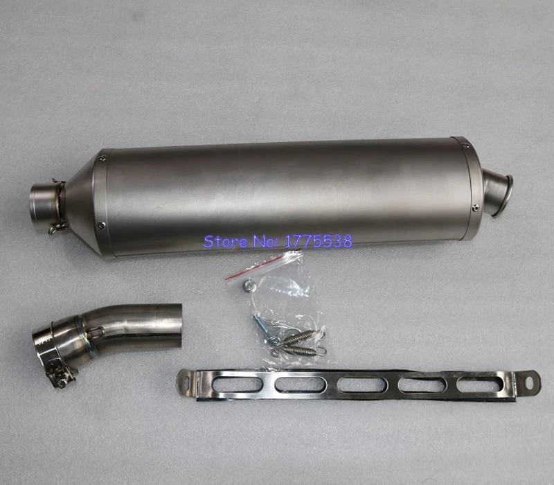 Customized F800GS F800R F700GS Exhaust Muffler Titanium Alloy Motorbike