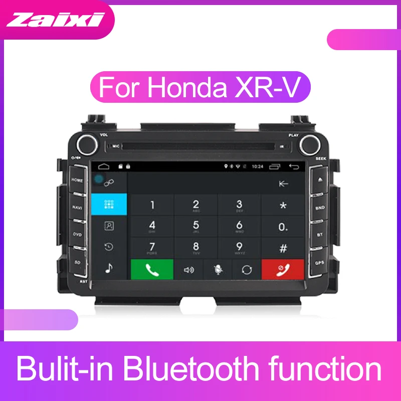 Cheap ZaiXi Android Car Multimedia player 2 Din WIFI GPS Navigation Autoradio For Honda XR-V XRV 2013~2019 GPS Radio FM Maps BT 3