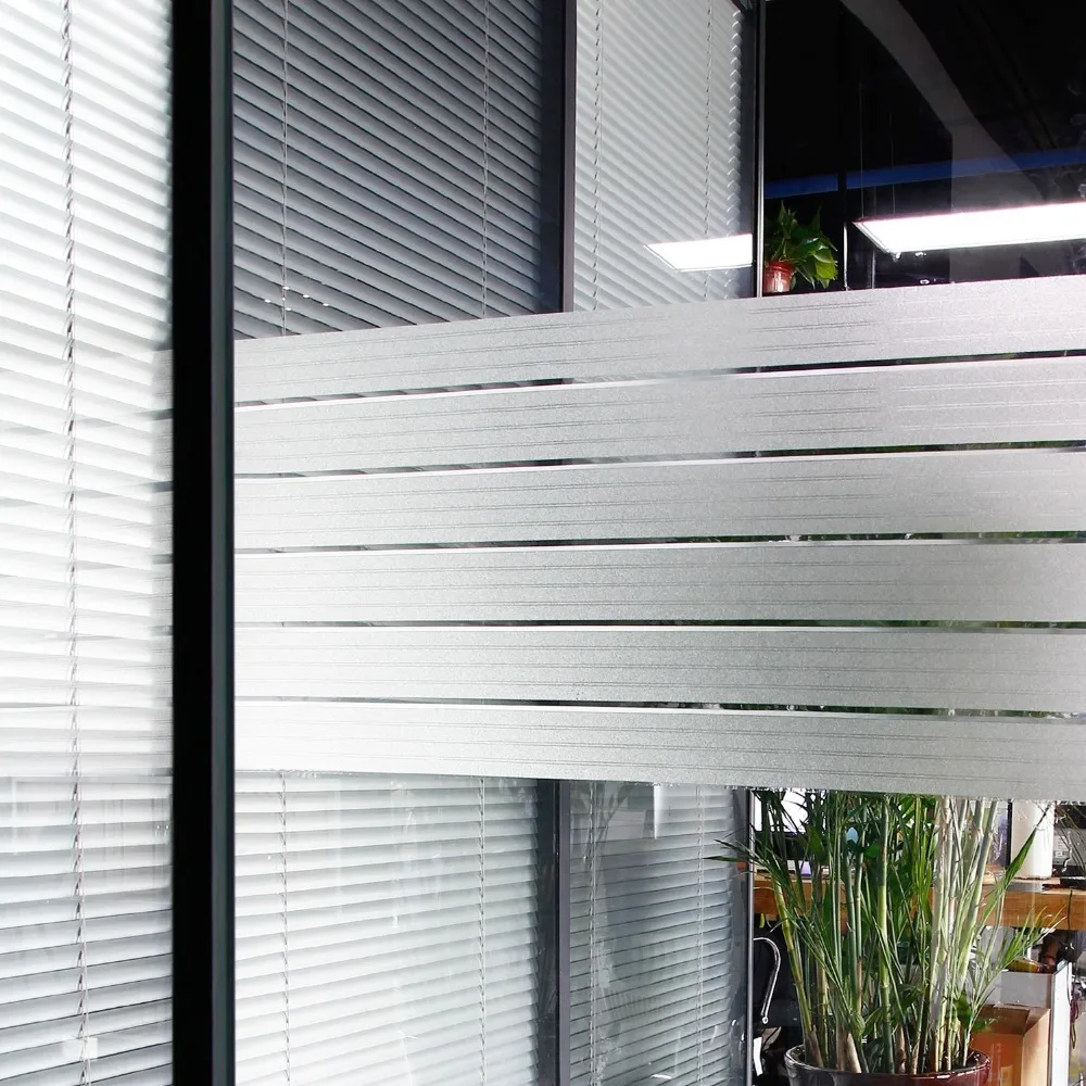 Clear Strip Static Window film Cling Frosted Window Film Privacy Reject