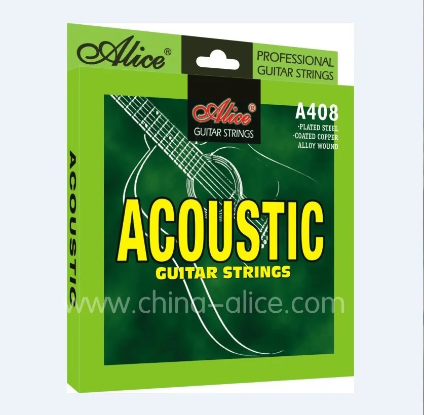 Acoustic Guitar Strings ALICE 012 053 Coated Copper Alloy Wound Music Wire for Guitars 6pcs/set