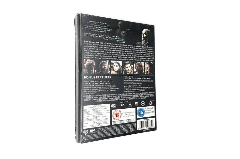 Игра престолов Сезон 1 2 3 4 5 6 7 фильмы DVD диск коробка комплект английская