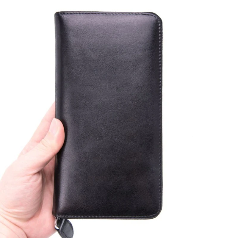 Держатель для кредитных карт из натуральной кожи RFID для мужчин Органайзер дорожный паспорт клатч визитница для женщин 36 карт