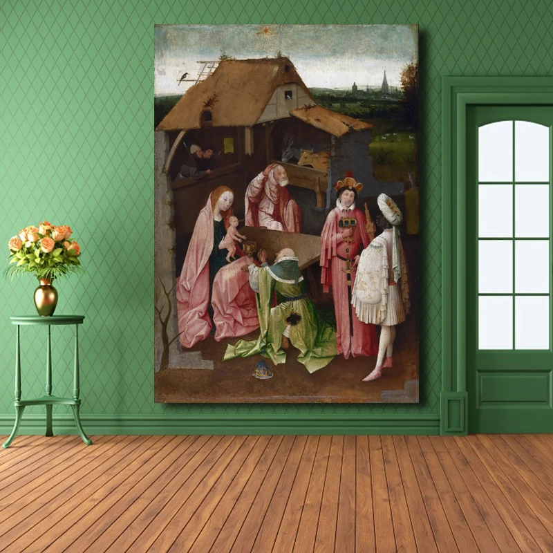 Художественная портретная живопись Сад земных прелестей Hieronymus Bosch настенные картины для гостиной Куадрос украшение дома