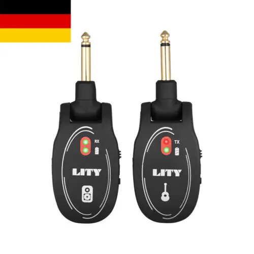 50M Range Wireless Guitar Transmitter Receiver Rechargeable Electric Bass Violin
