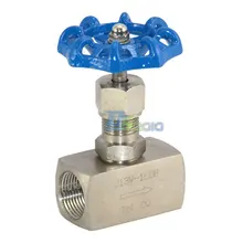 DN20 3/" клапаны высокого давления, прочный игольчатый клапан из нержавеющей стали с резьбой, Женский SS 316 J13W 160 P-29 градусов до 200 градусов