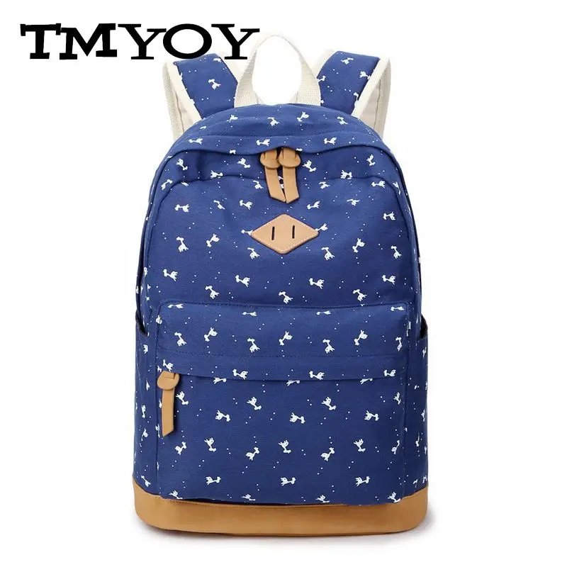 TMYOY Hot sale cute animal print Women Backpacks female travel shoulder