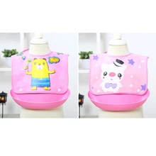 Регулируемые детские нагрудники EVA водонепроницаемые нагрудники для обеденного кормления Детские Мультяшные нагрудники для кормления Детские принадлежности для еды