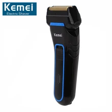 Original Kemei KM-2016 Rechargeable Electric Shaver Twin Blade Electronic Shaving Razors Men’s Face Care Shaver 110V-240V