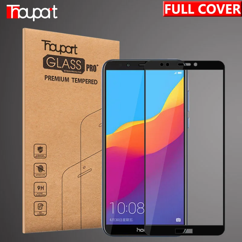 

Glass For Huawei Honor 7C Global Screen Protector for Huawei Y7 Prime 2018 Tempered Glass Full Film AUM-L41 Russian Version