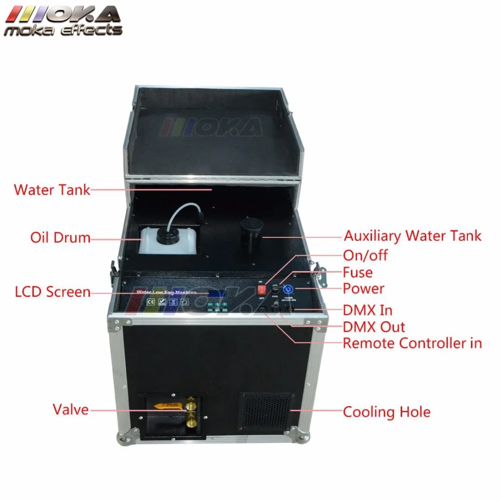 3000 w водной основе машина тумана дым водной основе DMX512 сценический эффект низинных воды туман дым машина