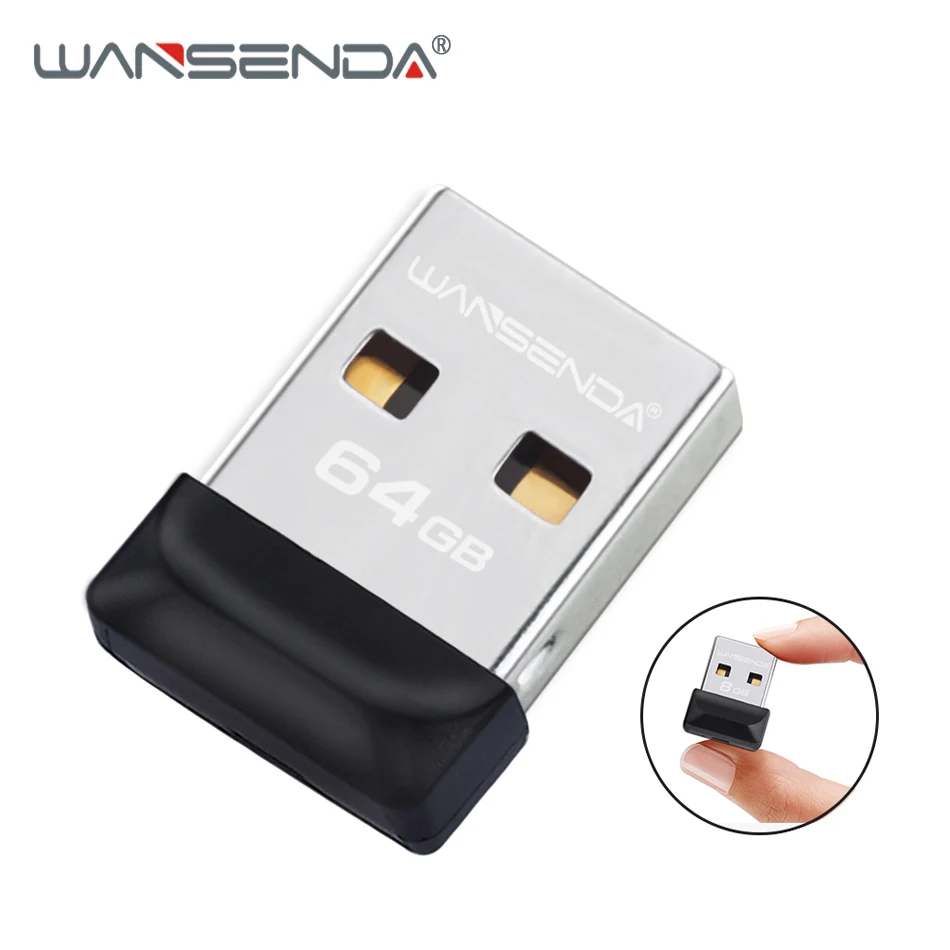 WANSENDA мини USB флеш-накопитель водонепроницаемый USB накопитель 32 ГБ 16 ГБ 8 ГБ супер Миниатюрный флэш-накопитель реальная емкость Флешка USB карта памяти