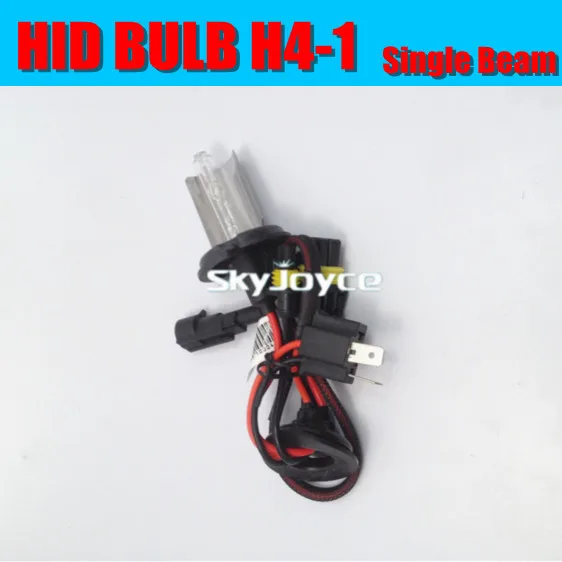 HID ксеноновая лампа H4 Одиночный луч фары автомобиля замена 4300K 5000K 6000K 8000K H4-1 авто |
