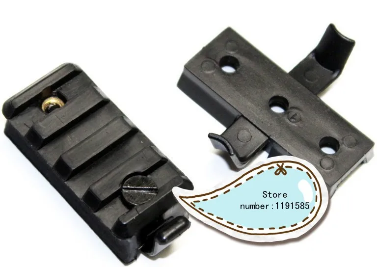 ATAIRSOFT Wing-loc Adapter Set Für OPS Helme - Picatinny Schienen 20mm - Airsoft & Taktisches Zubehör