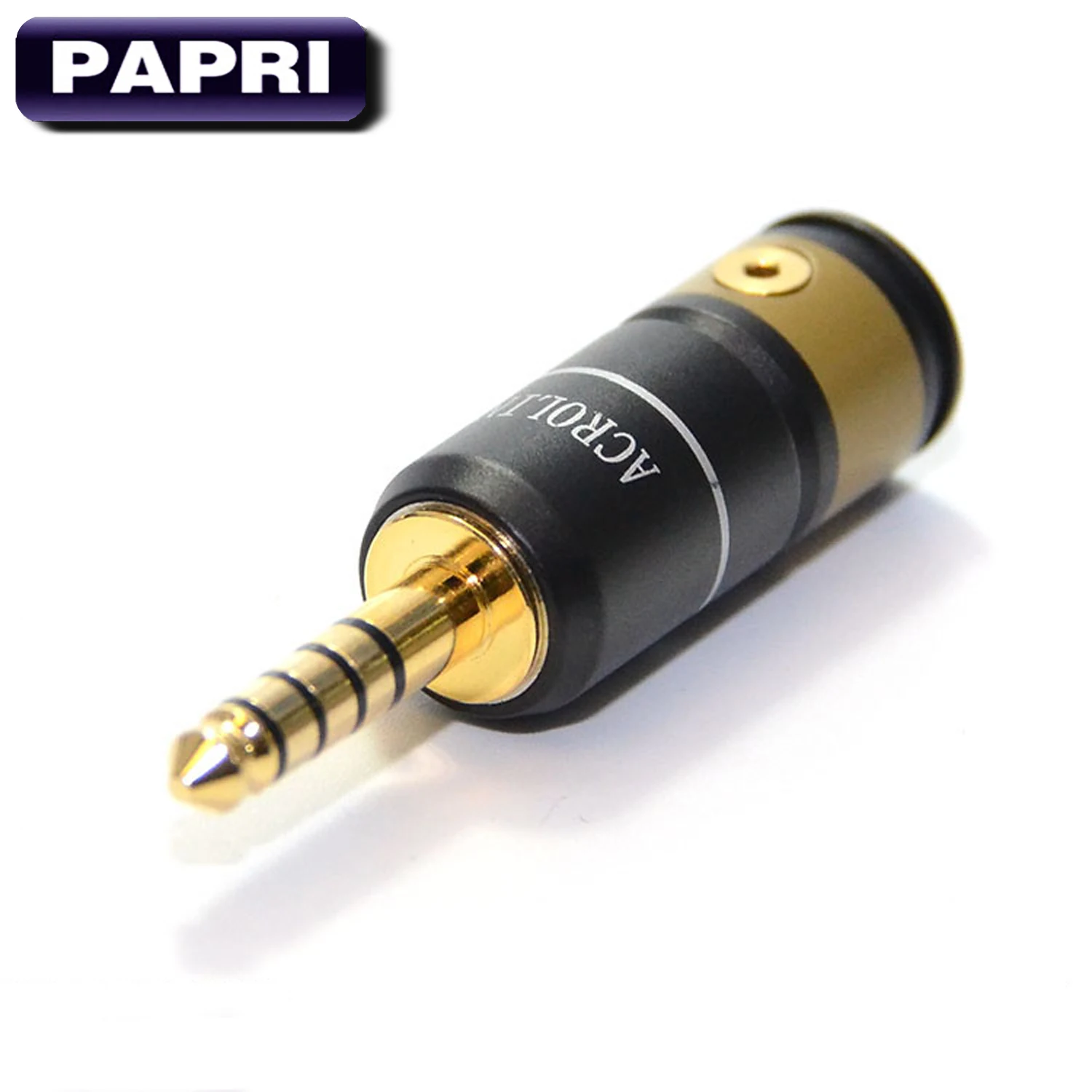 PAPRI DIY 4,4 мм вилки HiFi ремонт разъем для наушников, аудио чистый латунь позолоченный разъем для наушников NW-WM1Z/A
