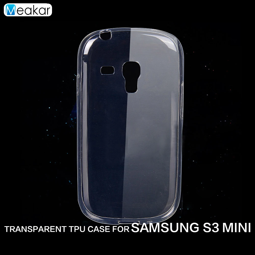 Прозрачный мягкий силиконовый чехол из ТПУ 4.0for Samsung Galaxy S3 mini для i8190 задней панели