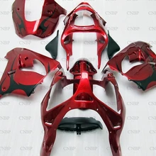 Для Kawasaki Zx9r 2000-2001 наборы для тела Kawasaki Zx9r 01 кузов Zx9r 2000 Красный Черный ABS обтекатель