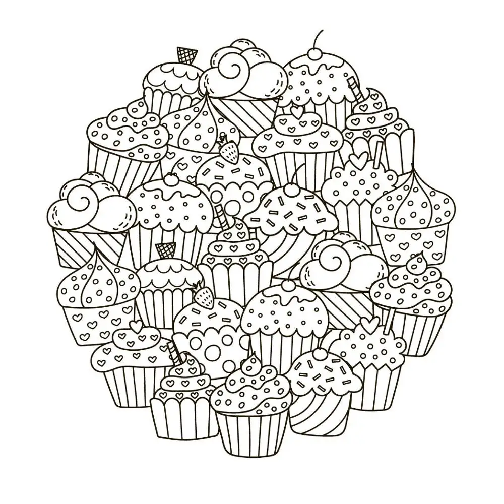 

AZSG Delicious dessert Clear Stamps For Scrapbooking DIY Clip Art /Card Making Decoration Stamps Crafts