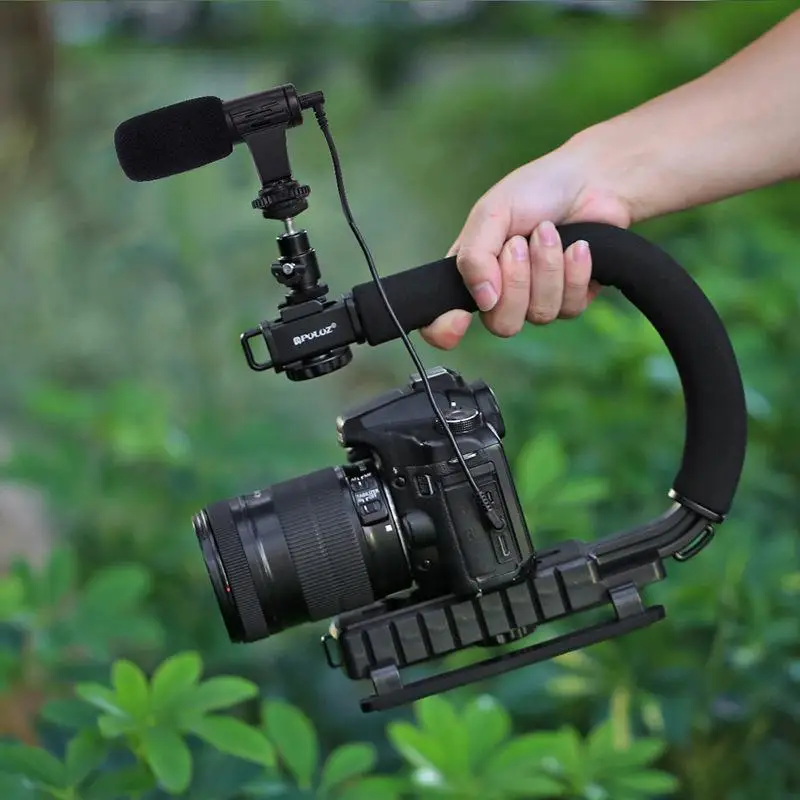 Yiwa PULUZ U-Grip башмак с-образная одна рукоятка Стабилизатор камеры аксессуары для фотосъемки