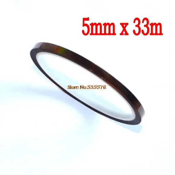 5mm X 33m High Temperature Resistant for 3D Printer Heat ...