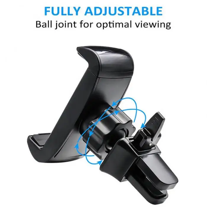 Universal Car Holder Phone Mount Free Rotation Air Vent Mobile Phone Holder DU55