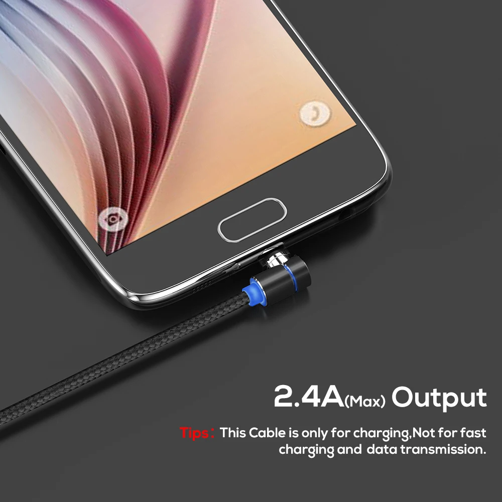 Магнитный USB кабель TOPK магнитный Type C Micro usb для iPhone X 8 7 Plus 90 градусов L Shap|usb cable for