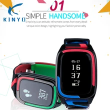 Kinyo Смарт Группа Браслет мониторинга сердечного ритма IP68 водонепроницаемый мониторинга сна напоминание, информации smartband