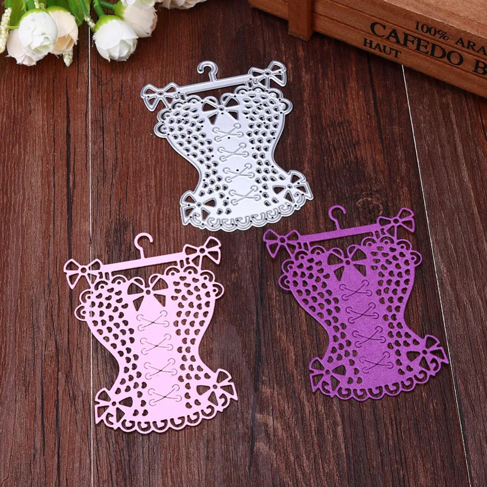 

New Women Clothing Metal Cutting Dies Stencils for DIY Scrapbooking Photo Album Embossing Paper Cards Decorative Crafts Die Cuts