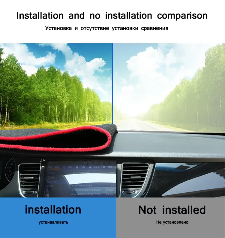  Xiaobaishu For Skoda Superb 2013 2014 2015 car dashboard avoid light pad instrument platform Desk C