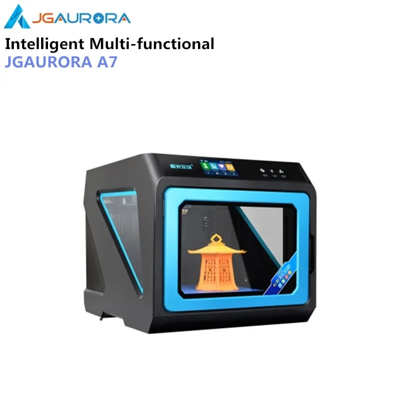 

JGAURORA A7 3D Printer Desktop Intelligent Multi-functional Smart 3D printing High Precision HD 4.3 Inch Touch Screen Support