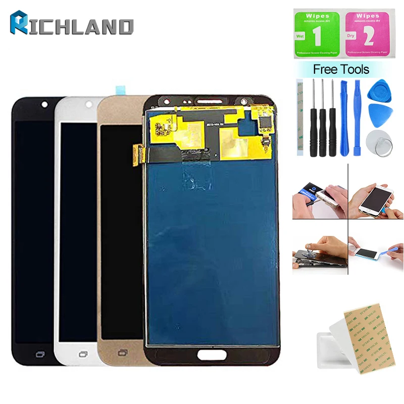 

Tested Well J7 neo J701 LCD J701F J701M J701H Display Digitizer For Samsung Galaxy J701 J701F J701M J701H Touch Screen+Tools
