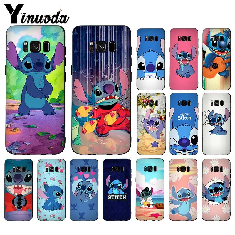 

Yinuoda Stitch Ultra Thin Cartoon Pattern Phone Case For GALAXY s5 s6 edge edge plus s7 edge s8 s9 plus