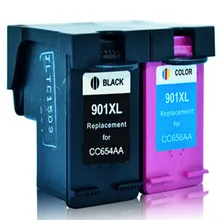 hisaint Compatible Printer Ink Cartridge For HP 901 901XL CC654AC CC655AC J4500 4540 4550 J4580 J4680  Jet
