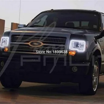108 LED Chip/pc RGB Multi-Color LED Angel Eyes Kit with a remote control for 2009 - 2014 Ford F-150