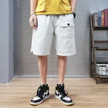 Бриджи 3 цвета бриджи с низкой талией с эластичной талией плюс размер хип хоп Уличная тренировка мужские шорты летние повседневные хлопковые XXXXXL