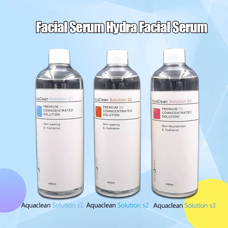 

2019 NEWEST !!Hydra Facial Serum For Normal Skin Aqua Clean Solution Aqua Peel Concentrated Solution 400ml Per Bottle