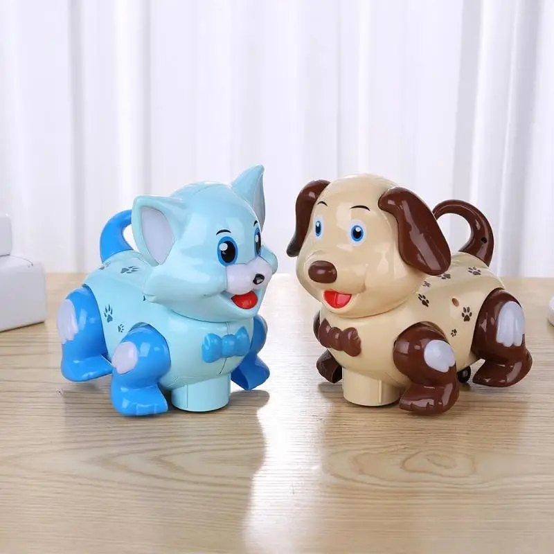 Симпатичные кошки и собаки детей электрический Универсальный игрушка с свет моделирование звук ребенка Pet для подарки детей