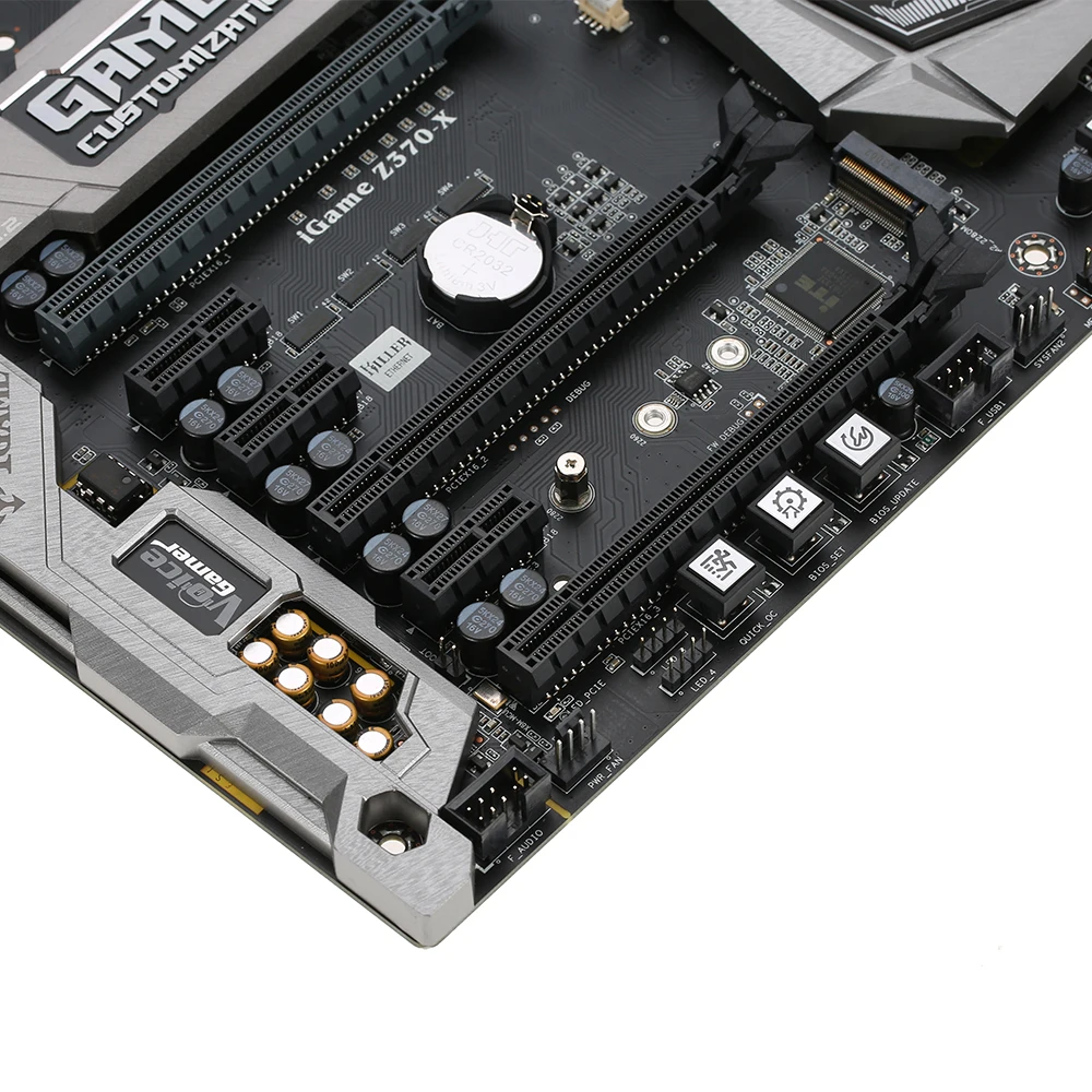 Материнская плата iGame Vulcan X Intel Z370 цветная материнская с двумя слотами M.2 голосовой