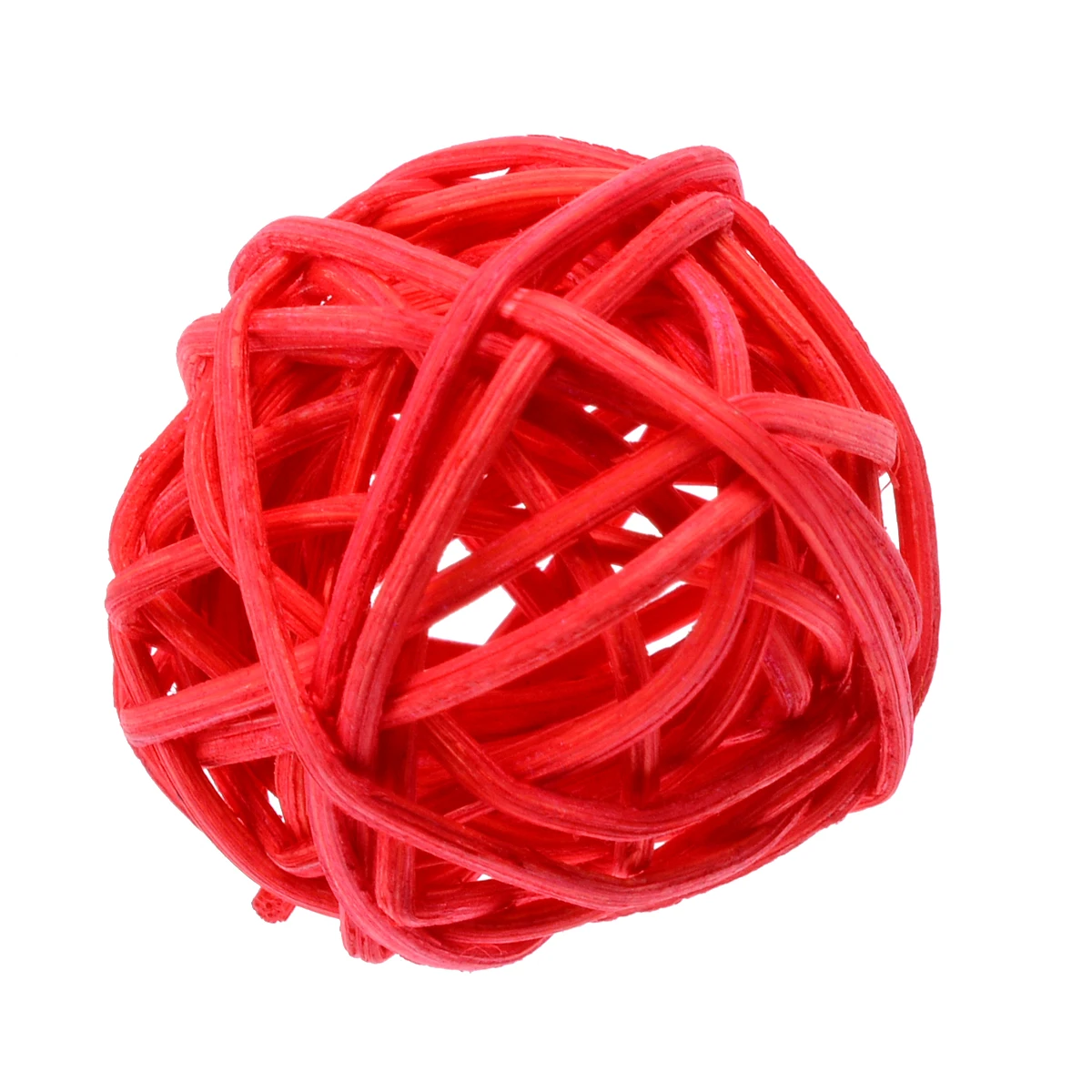 10pcs 3 cm Bird Rattan Ball Chewing Preening Toy For Parrot Budgie Parakeet Cockatiel Interactive Bite Play Toys