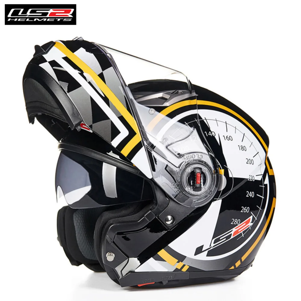 

LS2 Motorcycle Helmet Full Face Flip Up Modular Casco Capacete Casque Open Moto Kask Helmets Helm Touring Crash Helmet